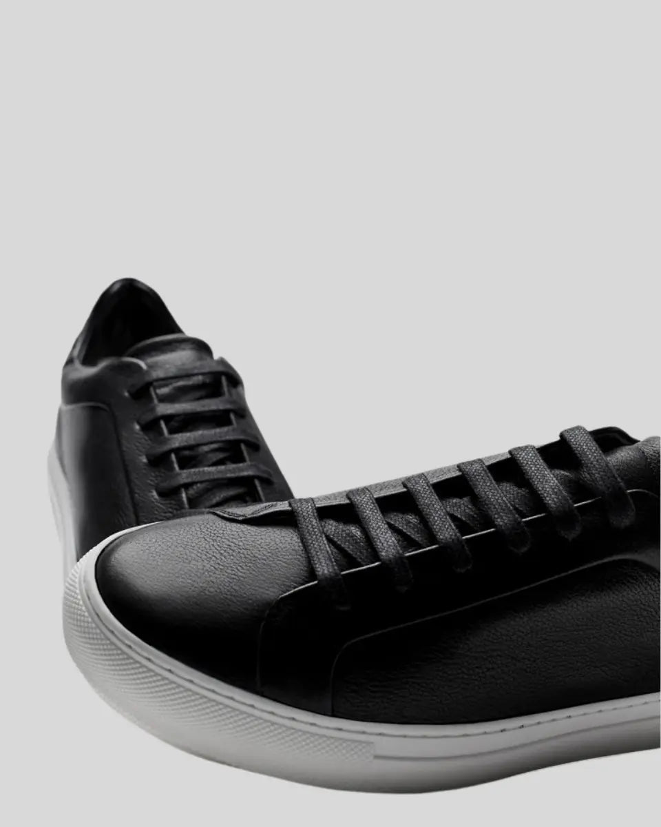 Leren Oxford Sort sneakers