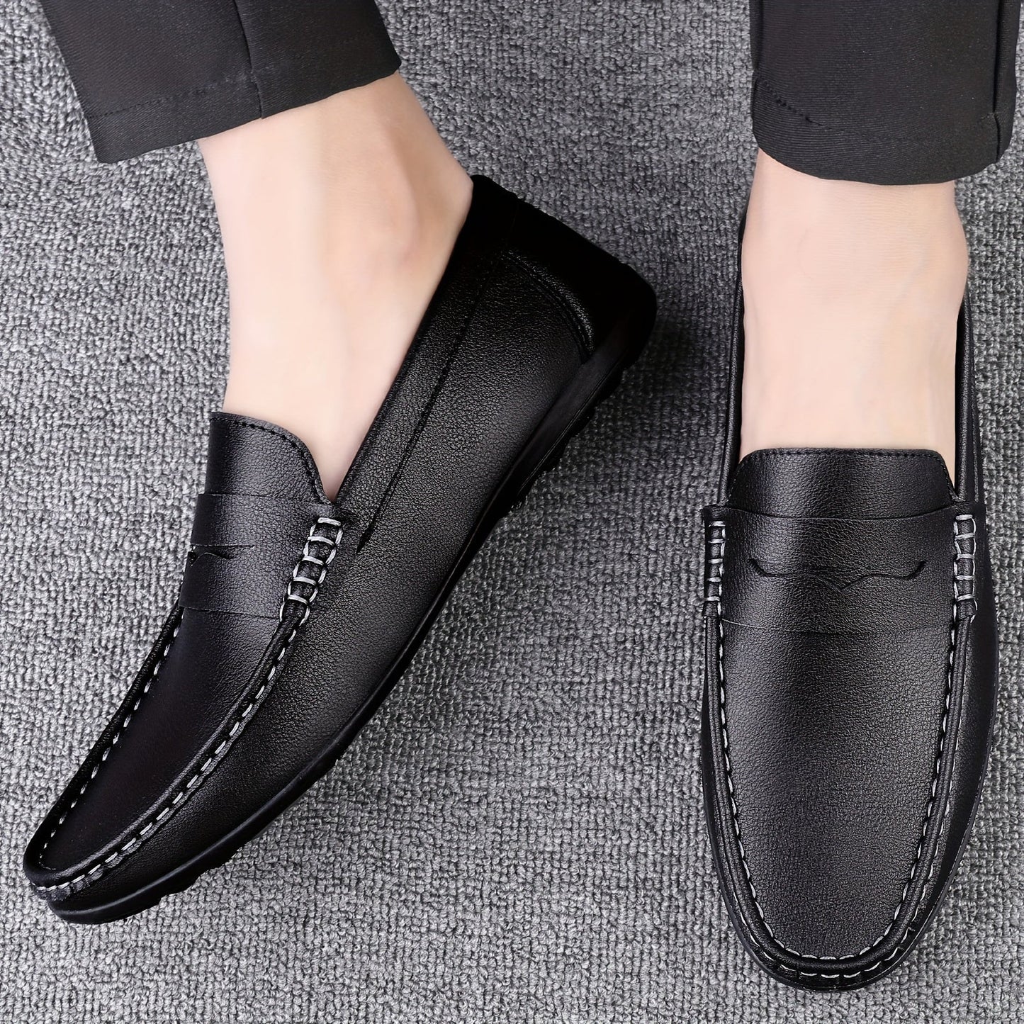 Bløde slip-on-loafers til mænd
