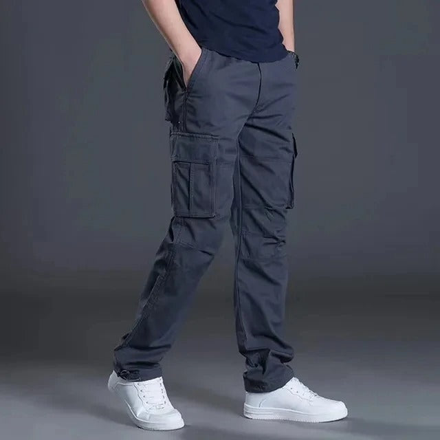 Cargo-bukser med sidelommer til mænd Streetwear