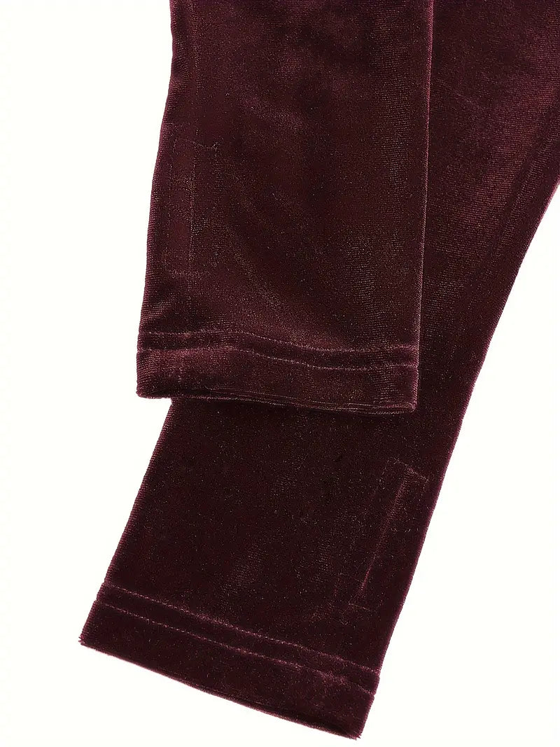 Jumpsuit i fløjl med hætte til kvinder