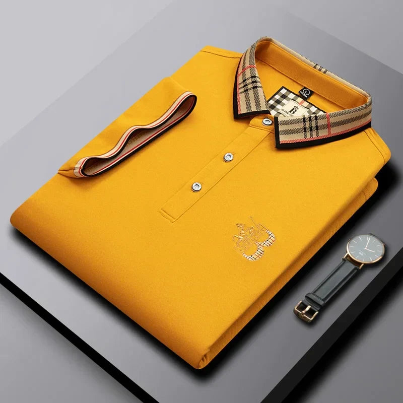 Klassisk og elegant designer-poloshirt til mænd