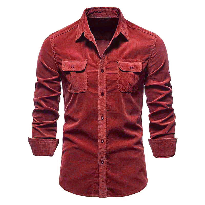 Corduroy herreskjorte