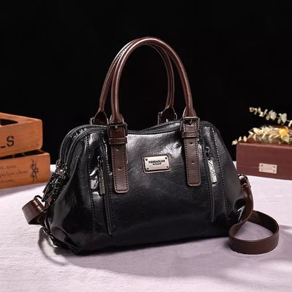 Elegant vintage-skuldertaske til kvinder