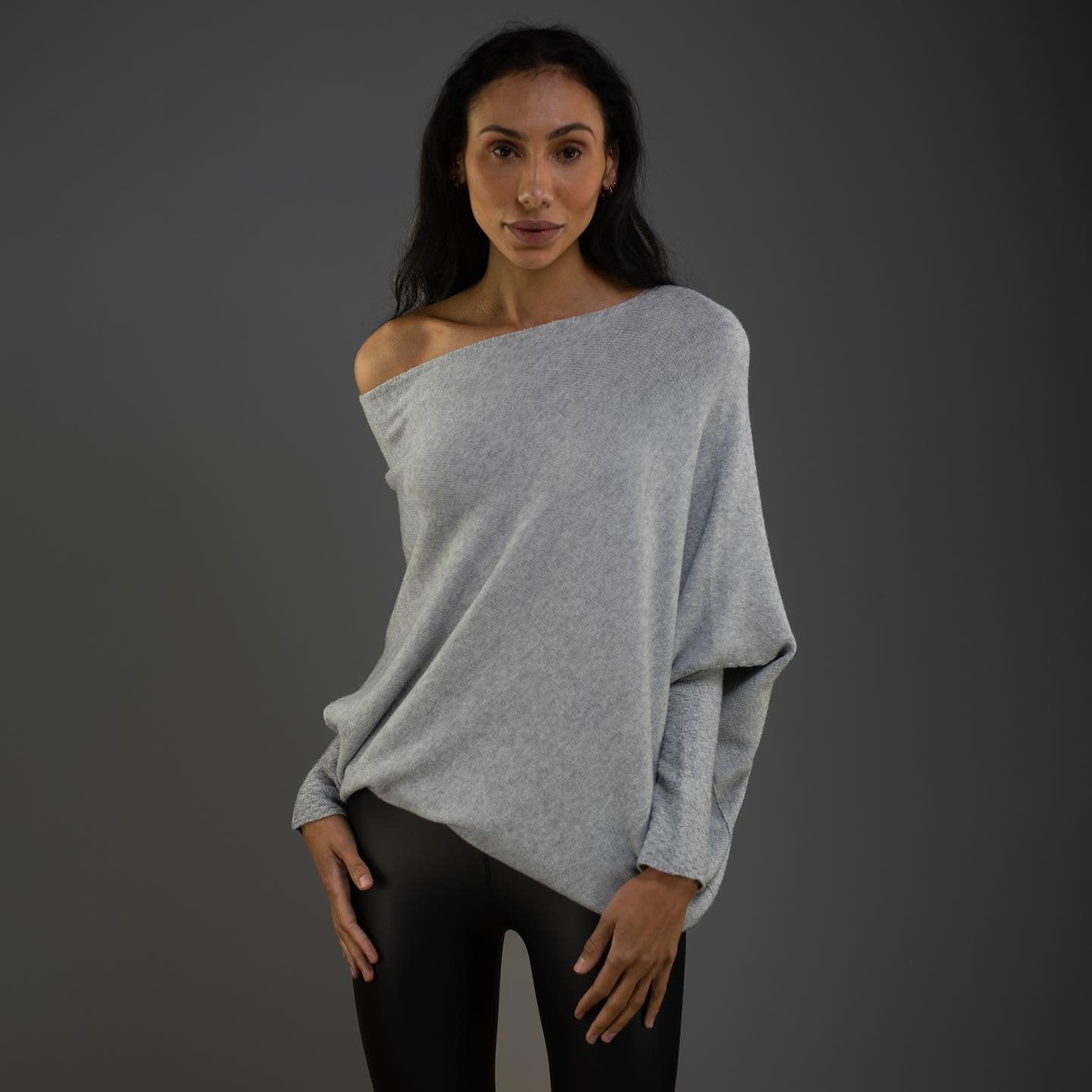 Elegant Off Skulder-sweater til damer