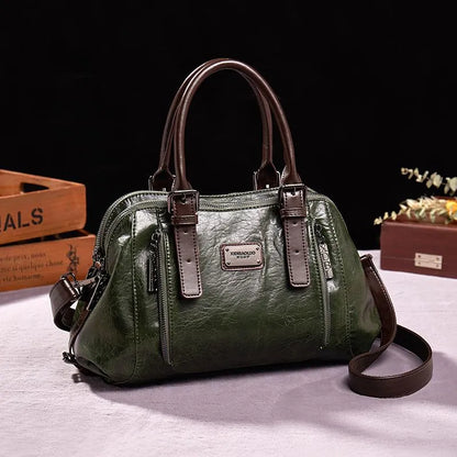 Elegant vintage-skuldertaske til kvinder