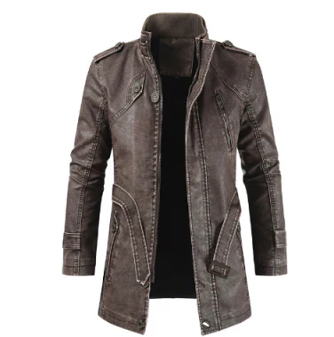 Lang herre trenchcoat