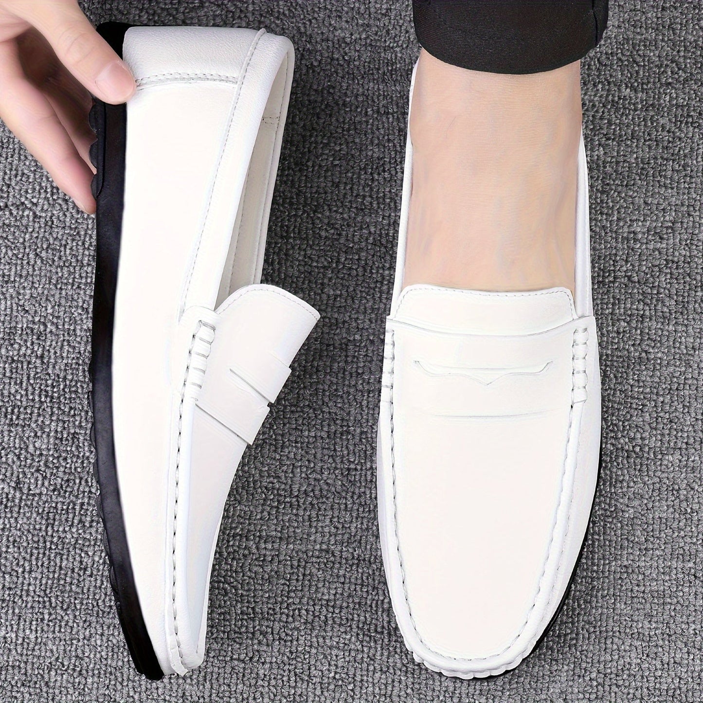 Bløde slip-on-loafers til mænd