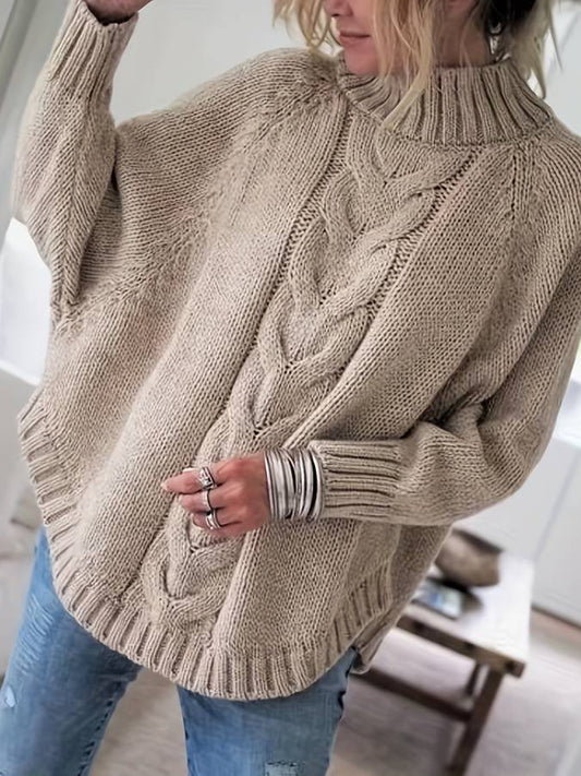 Oversized strikket sweater til kvinder