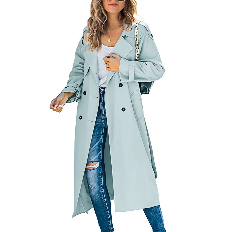 Dames Trenchcoat Lang