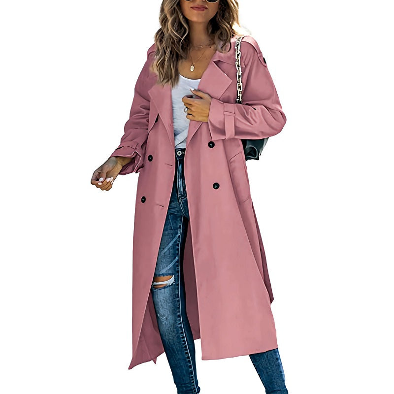 Dames Trenchcoat Lang