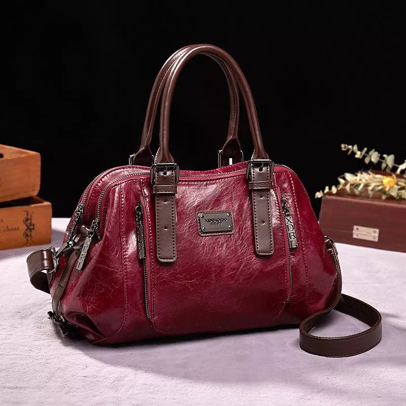 Elegant vintage-skuldertaske til kvinder
