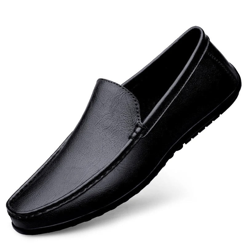 Loafer i læder til mænd