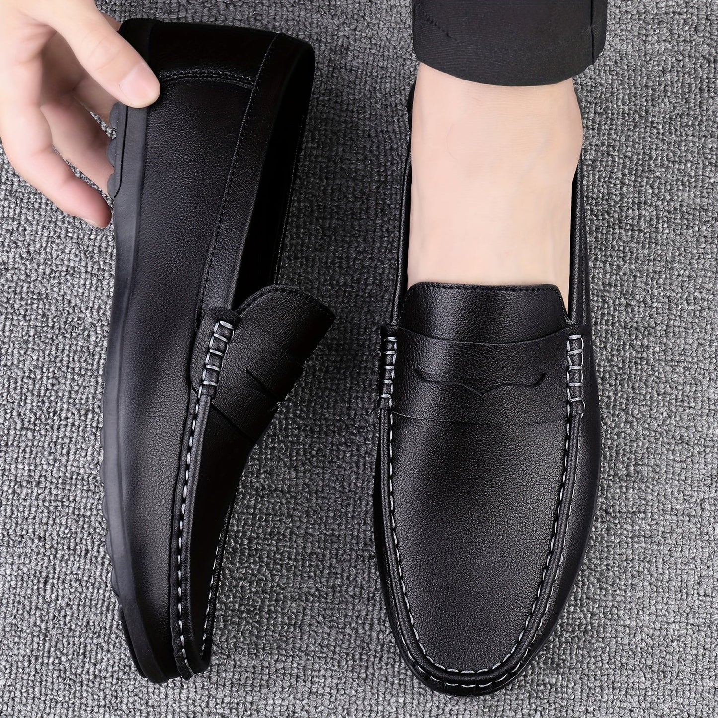 Bløde slip-on-loafers til mænd
