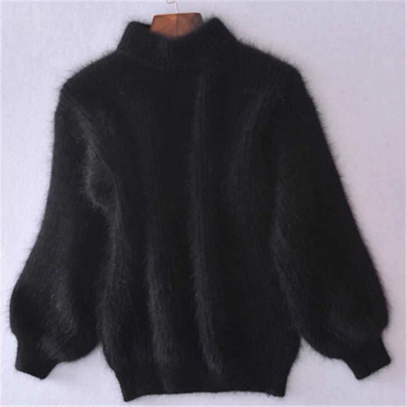 Vintage Angora Pullover giver et tidløst look til kvinder