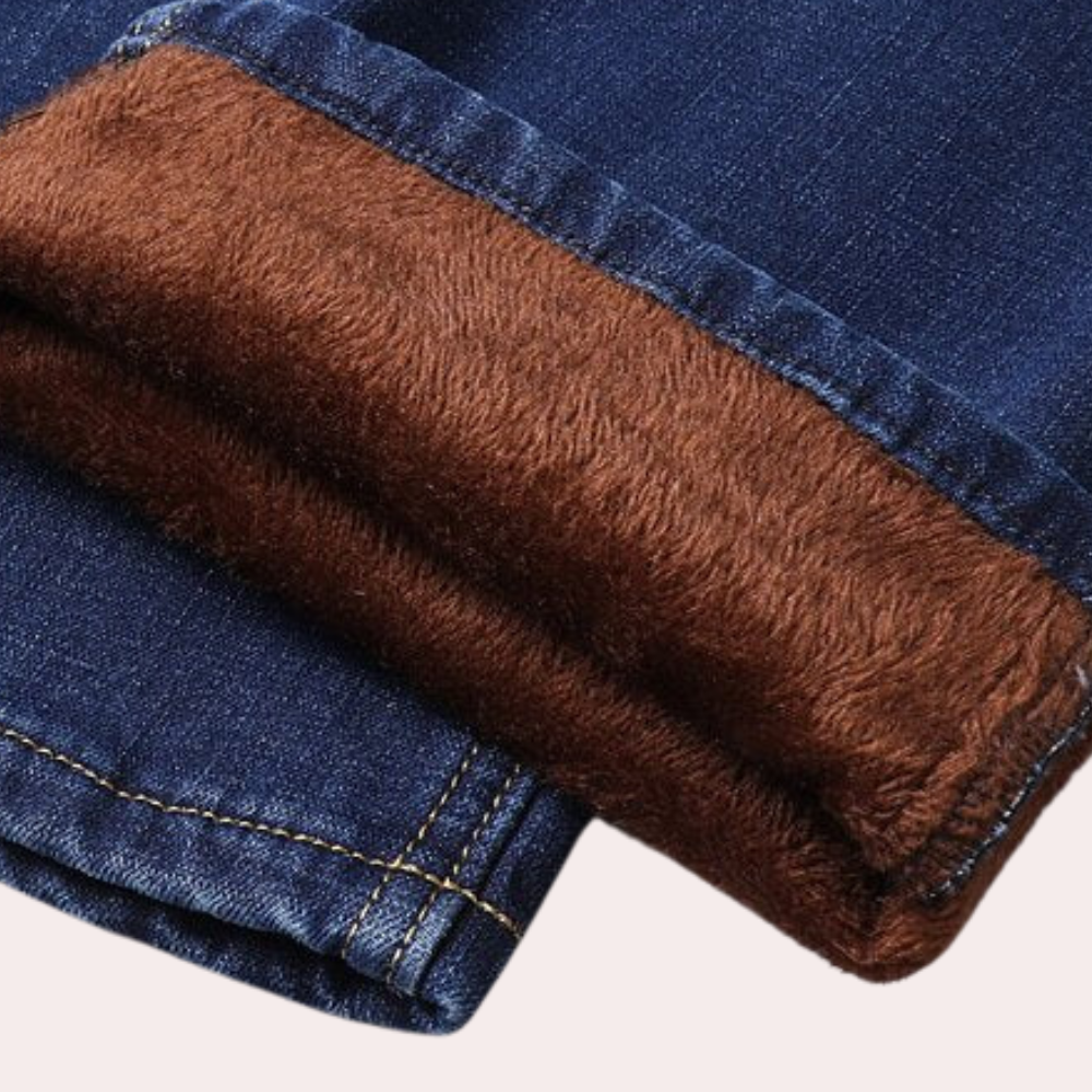 Afslappede vinterjeans til mænd