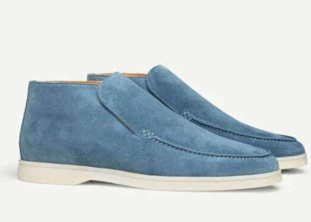 Stilfulde loafers i ruskind til mænd