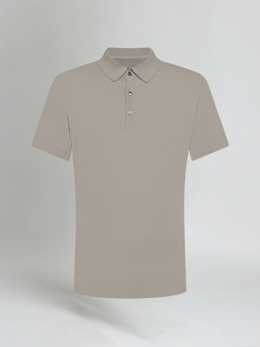 Premium khaki poloshirt