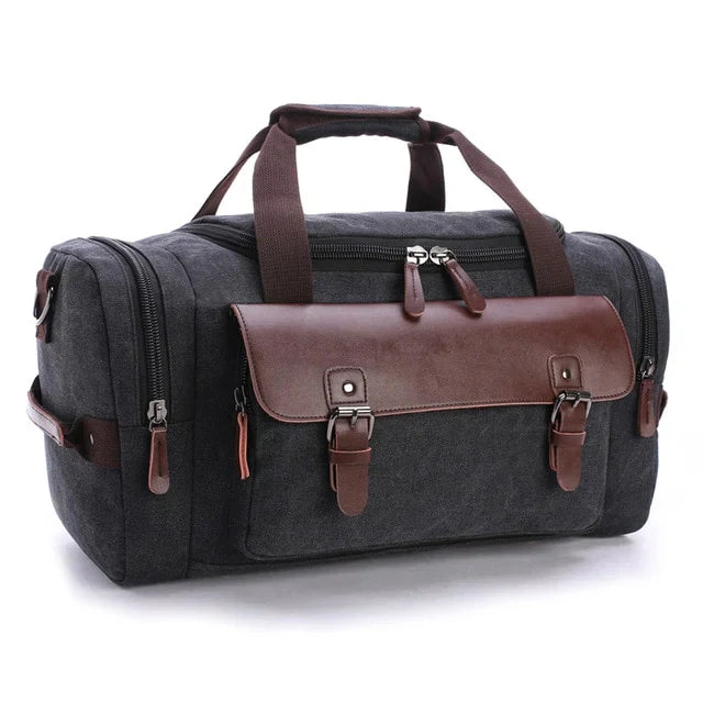 Vintage Canvas Duffel Bag