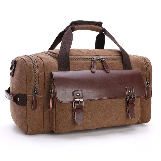 Vintage Canvas Duffel Bag