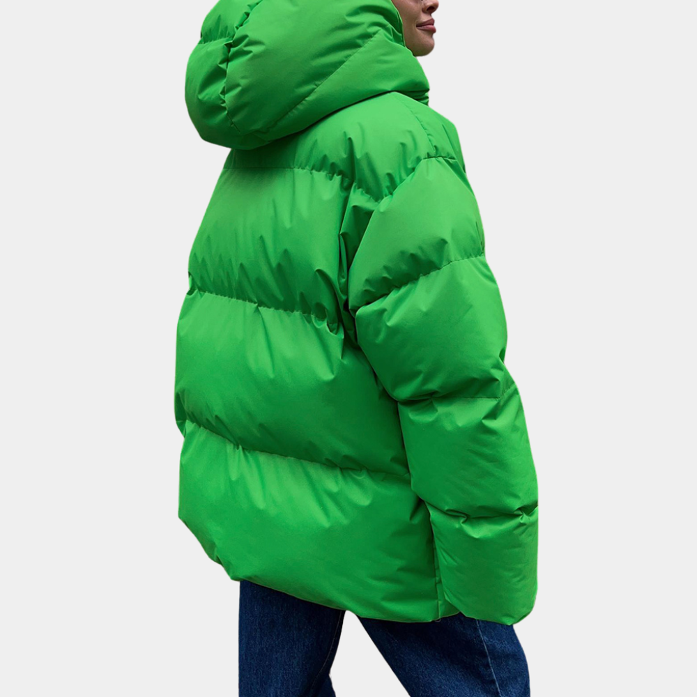 Oversized pufferjakke til kvinder