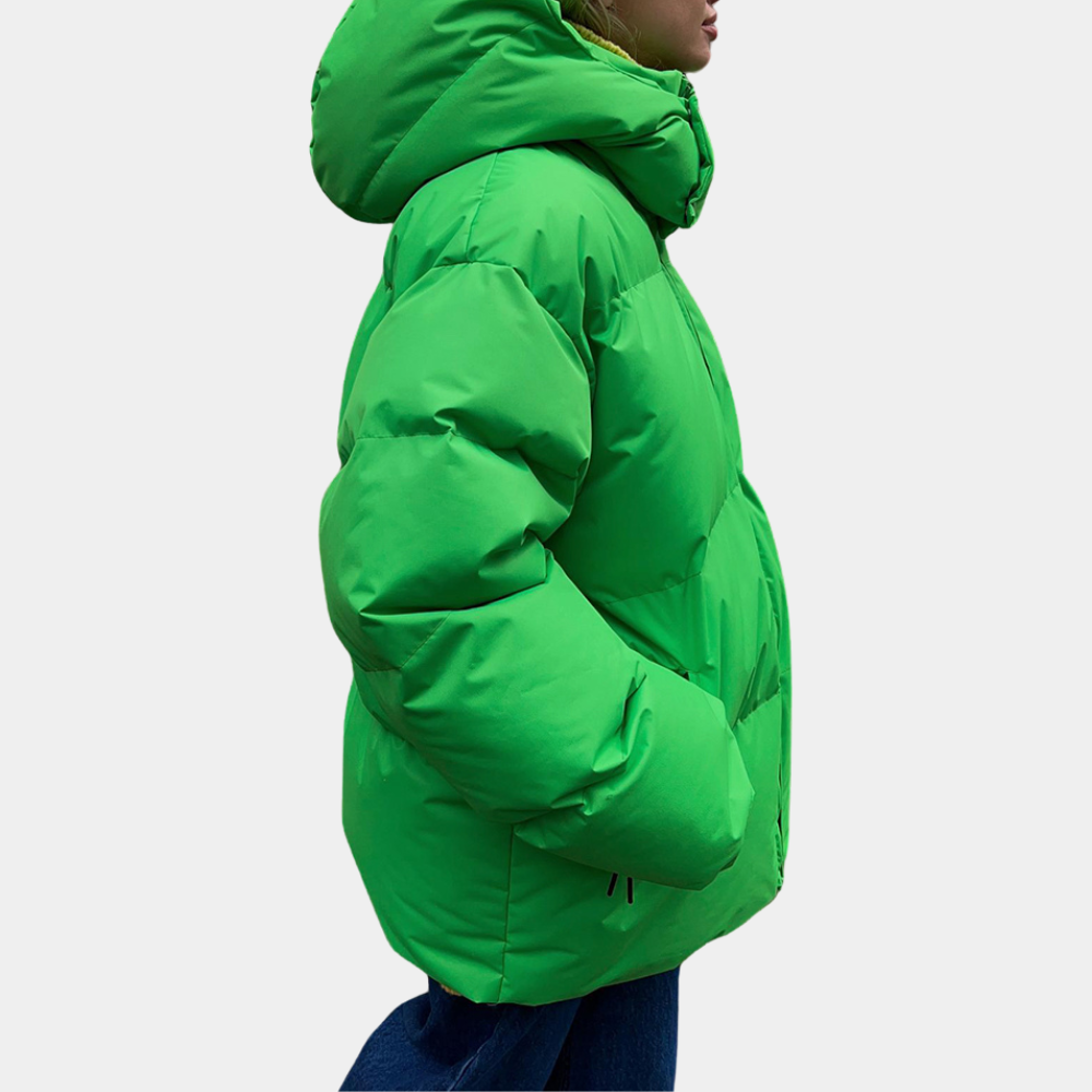 Oversized pufferjakke til kvinder