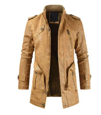 Lang herre trenchcoat