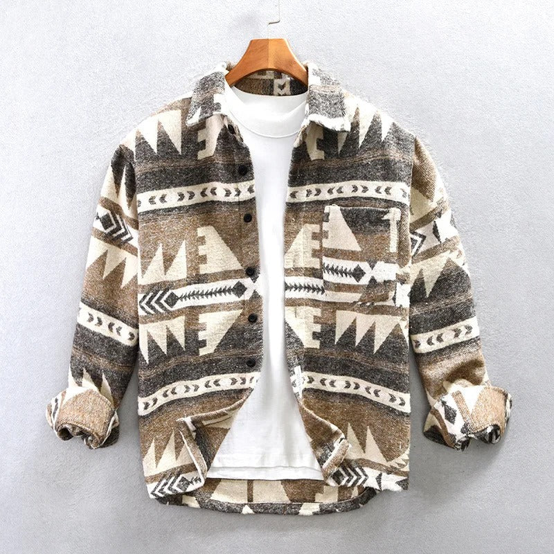 Vintage flannelskjorte til herrer
