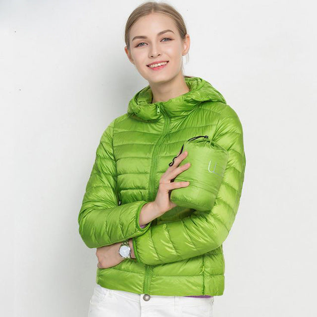Urban Chic letvægts dunjakke til kvinder