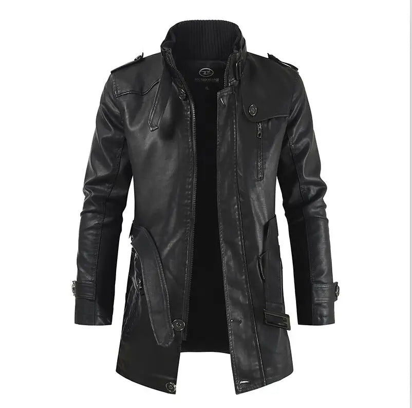 Lang herre trenchcoat