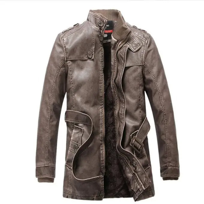 Lang herre trenchcoat