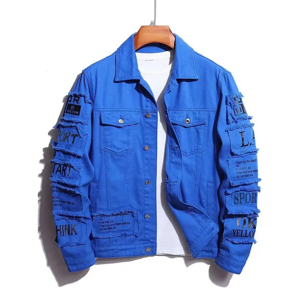 Denim Stretch-jakke til mænd