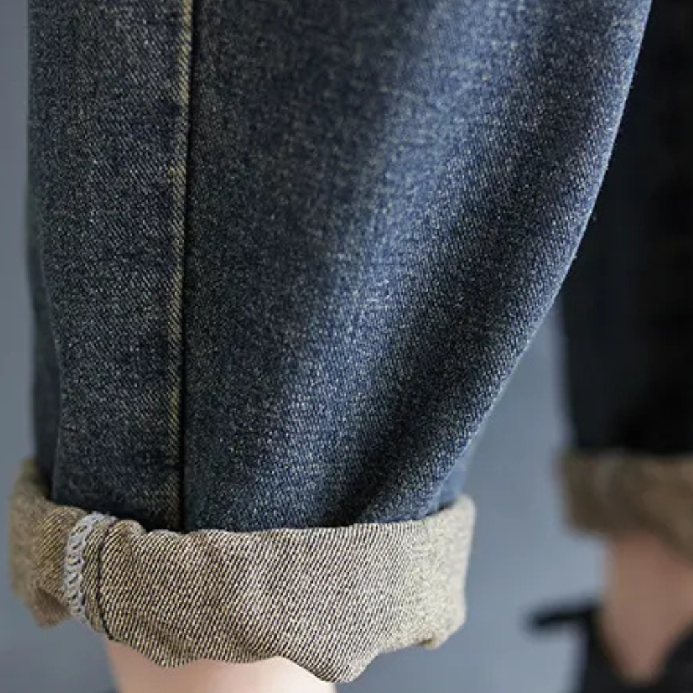 Elegant denim-jumpsuit til kvinder