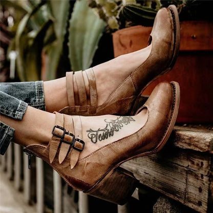 O | Vintage-pumps til kvinder