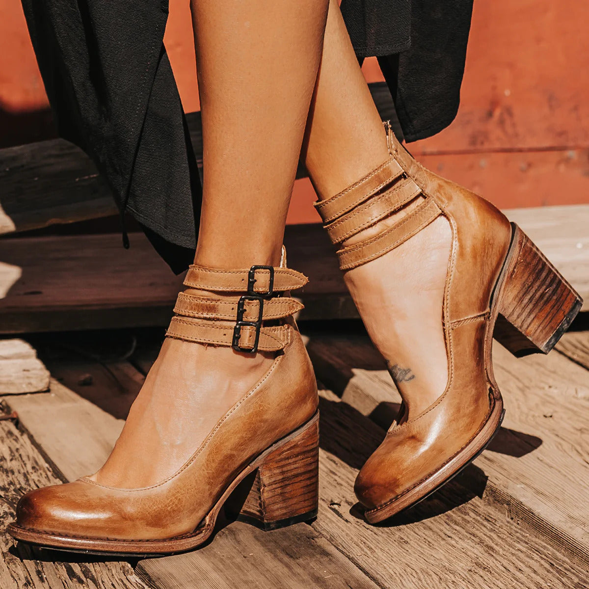 O | Vintage-pumps til kvinder
