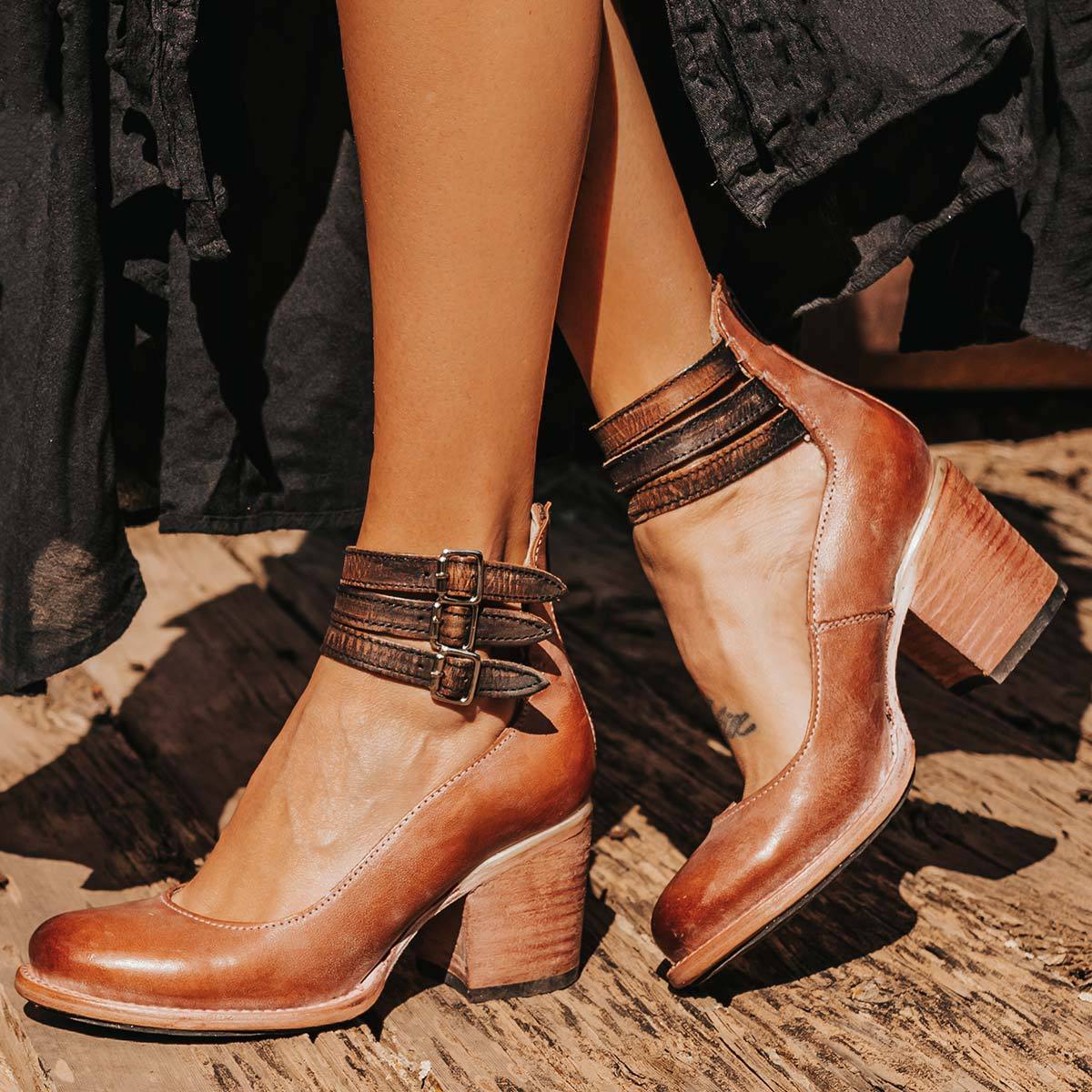 O | Vintage-pumps til kvinder