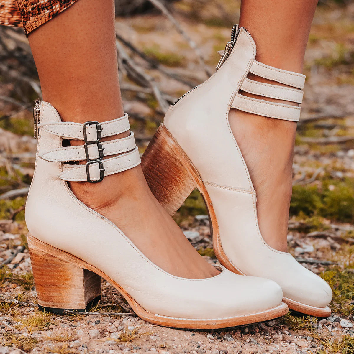 O | Vintage-pumps til kvinder