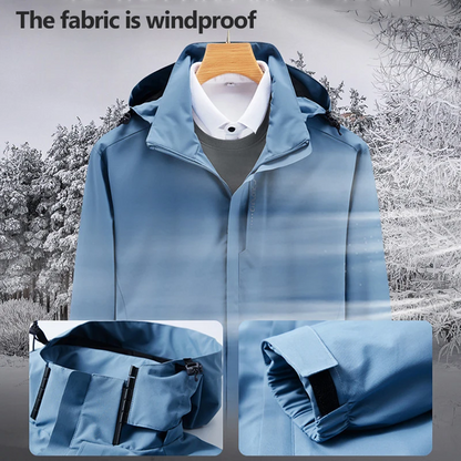 Makkintosh Windproof Waterproof til mænd med justerbar hætte