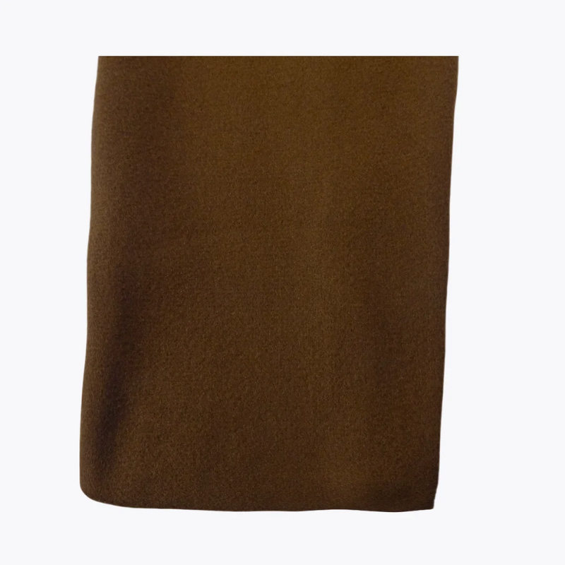 Dobbeltradet uldfrakke med klassisk revers