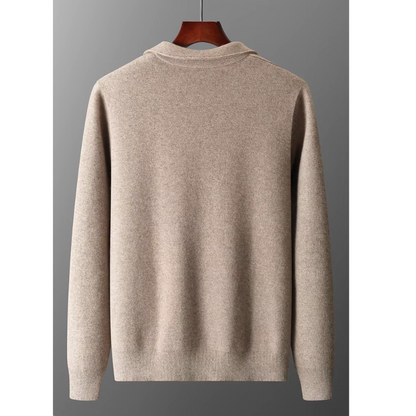 Vest Sweater med lynlås til mænd Efterårs- og vintertøj