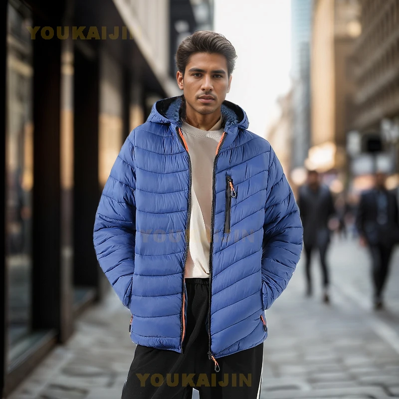 Vatteret overgangsjakke til mænd