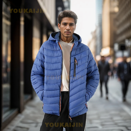 Vatteret overgangsjakke til mænd