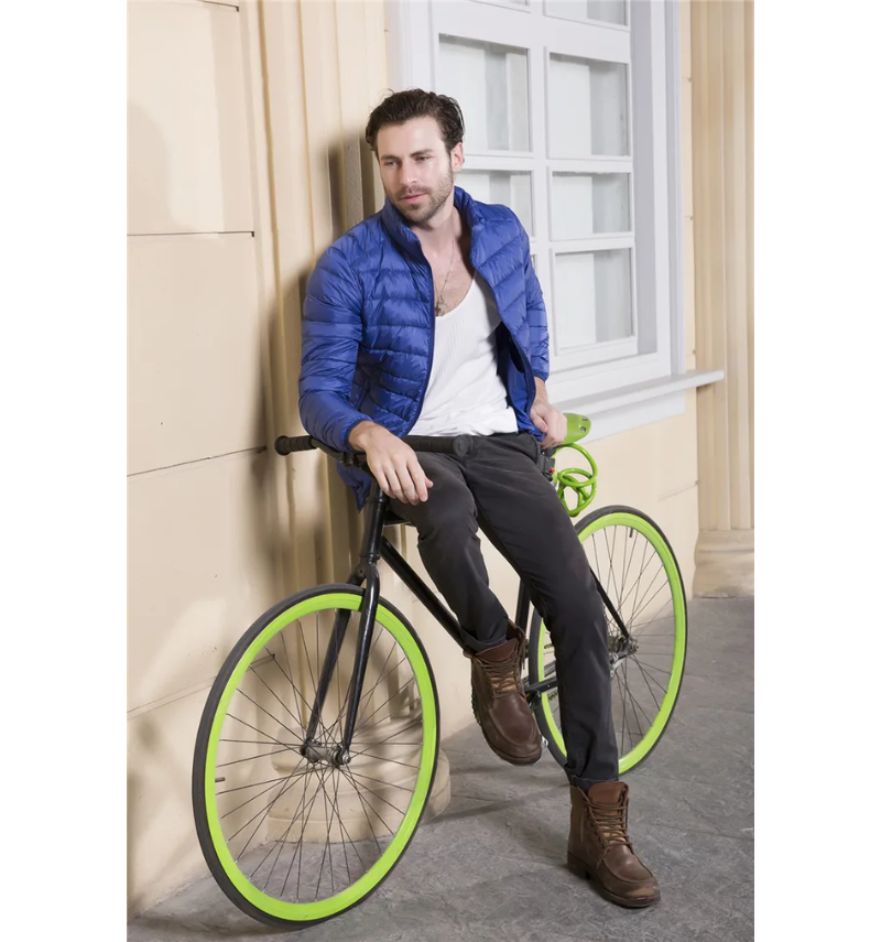 Vatteret overgangsjakke til mænd