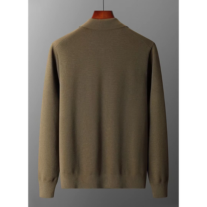Vest Sweater med lynlås til mænd Efterårs- og vintertøj