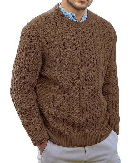 Strikket sweater til mænd Vintertøj