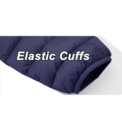 Vatteret overgangsjakke til mænd - let, varm, afslappet