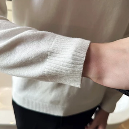 Rullekravetrøje til mænd i Old-Money Style