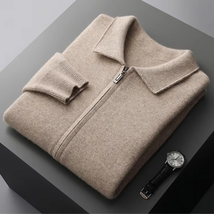 Vest Sweater med lynlås til mænd Efterårs- og vintertøj