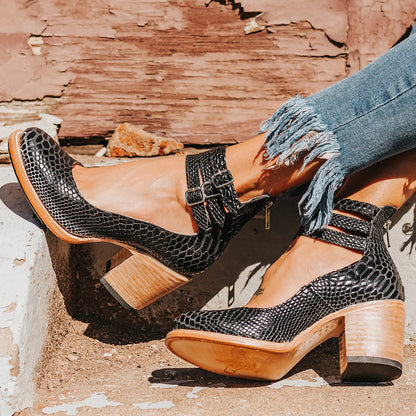 O | Vintage-pumps til kvinder