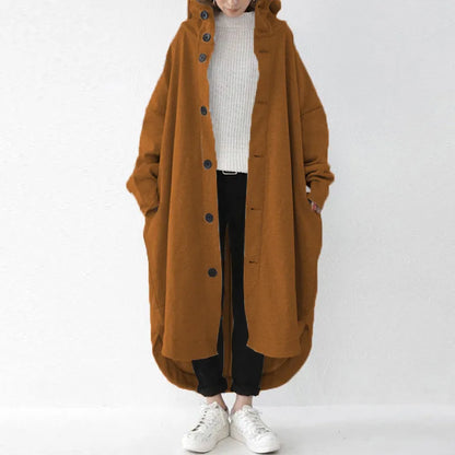 Stor trenchcoat med brede ben til kvinder
