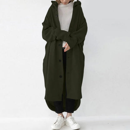 Stor trenchcoat med brede ben til kvinder